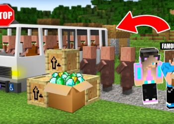 ΓΙΑΤΙ ΦΥΓΑΜΕ ΜΑΖΙ ΜΕ ΤΟΥΣ VILLAGERS ΑΠΟ ΤΟ FAMOUS VILLAGE ΣΤΟ MINECRAFT