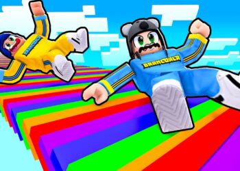 AAAAHH!! CUIDADO COM A ESCADA GIGANTE NO ROBLOX RAGDOL TESTING – Brancoala Games