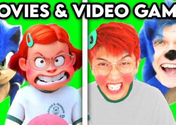 MOVIES + VIDEO GAMES WITH ZERO BUDGET! (FUNNY TURNING RED, SONIC, ENCANTO, HUGGY WUGGY, FNAF & MORE)