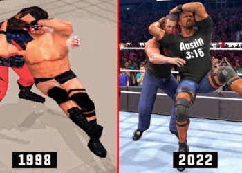 WWE 2K22 The Evolution Of Stone Cold Stunner! (WWE Games)