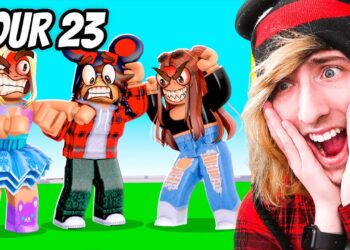 Playing GIRLS ONLY Roblox Games For 24 Hours!