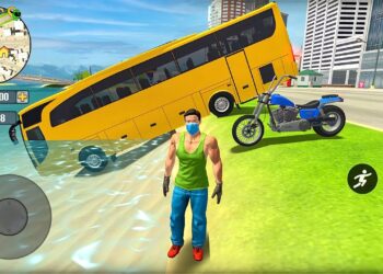 Bus, Police Car and Bike Driving in Open World Game – Android Gameplay