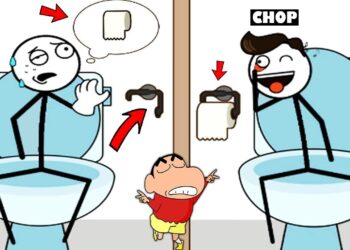 SHINCHAN and CHOP and AMAAN Became FUNNY THIEF 😂 | Stickman Brain Puzzle Game in hindi | AMAAN-T