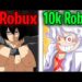 Spending ,000 Robux on Anime Games (ROBLOX)