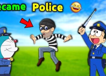 Nobita Became Police 😱 || Funny game