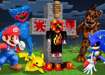 Surviving 1000 Hours of VIDEO GAMES In Minecraft