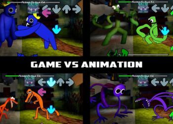 Friday Night Funkin' VS Rainbow Friends Game VS Animation (FNF ModHard)