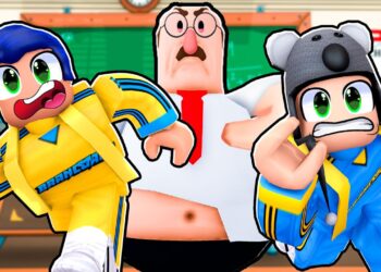 FUGA DO PROFESSOR MALVADO NO ROBLOX GREAT SCHOOL BREAKOUT – Brancoala Games