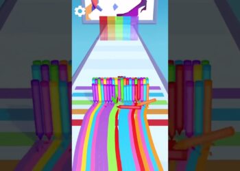 Pencil rush 3D🌈Games 3DAndroid/ios #funnygame #tiktok #mobilegames #shorts