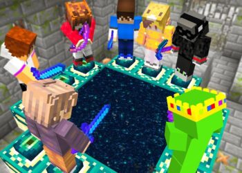 Minecraft ΑΛΛΑ με βοηθάνε YOUTUBERS!