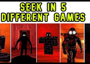 Seek Chase Scene But In 5 Different Games