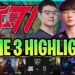 T1 vs JDG GAME 3 HIGHLIGHTS WORLDS 2022 SEMIFINALS DAY 1