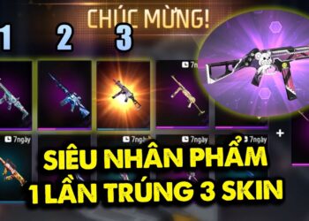 Siêu Nhân Phẩm 1 Lần Quay 3 Skin Vĩnh Viễn Cực Ngon – Test UMP Gấu Bóng Đêm Rẻ Mà Xịn | Free Fire