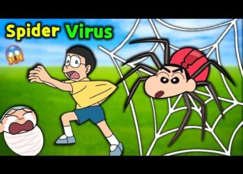 Shinchan Became Dangerous Spider 😱 || Funny Game Roblox 😂