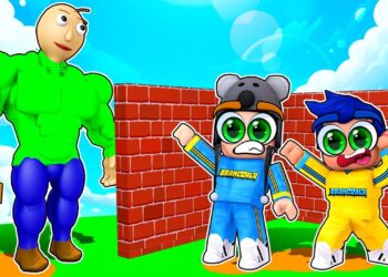 TENTE CONSTRUIR SEM O BALDI DESTRUIR – Roblox Brancoala Games