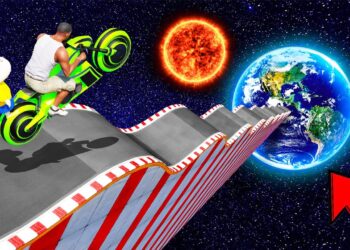 SHINCHAN AND FRANKLIN FOUND A HILL ROAD TO SPACE IN GTA 5