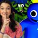 VIREI O AZUL BABÃO PRA ENGANAR OS MONSTROS (Rainbow Friends) | Luluca Games