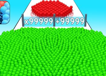 Satisfying Mobile Games: Count Masters, Giant Rush, Marble Run, Number Masters..