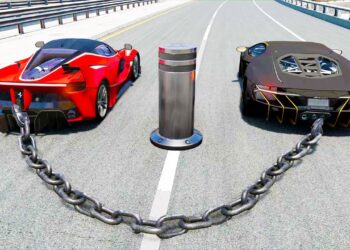 Satisfying Car Crash Game HIGH SPEED JUMPS #2 BeamNG Drive