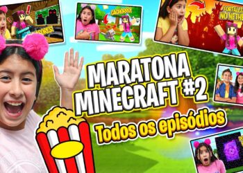 Minecraft – Aventura até o Ender Dragon – Maratona de episódios#2 – Maria Clara e JP Games