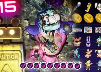 HALLO al ANIMATRÓNICO de GLAMROCK BONNIE + TODOS LOS COLECCIONABLES | FNaF Security Breach RUIN #15