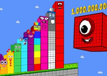 Numberblocks Spooky Halloween Special 🎃 | The Biggest Numberblocks in Mario Maze | Game Animation