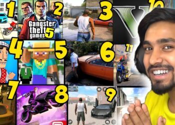 TECHNO GAMERZ PLAY TOP 12 BEST GTA5 GAMES FOR MOBILE PHONE 😱 PART2