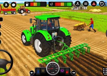 Modern Farm Tractor Driving Games – Farming Tractor 3D – Android Gameplay