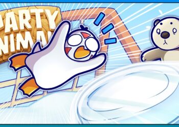 THEY ADDED ICE HOCKEY TO PARTY ANIMALS! (4V4 GAMES)