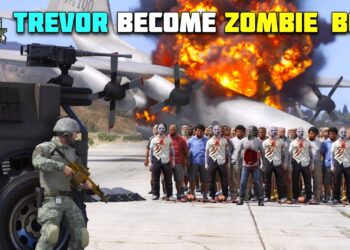 GTA 5 : TREVOR BECOME DANGEROUS ZOMBIE'S BOSS || BB GAMING