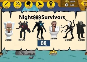 NIGHT 999 SURVIVORS UNLOCKED LIMITED x999 ARMYS SKIBIDI TOILET VIP MOD | STICK WAR LEGACY