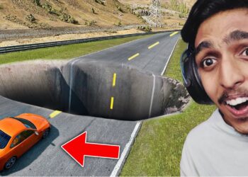 Testing SUPERCARS vs HUGE POTHOLES😯.!!