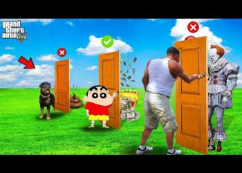 Choose The RIGHT Door And WIN ,000,000 | DOOR CHALLENGE In GTA 5 | Lovely Gaming