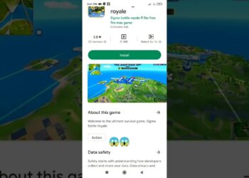 sigma battle royale game in play store app 😱💥 #shorts #ytshorts #freefire #gaming #ff