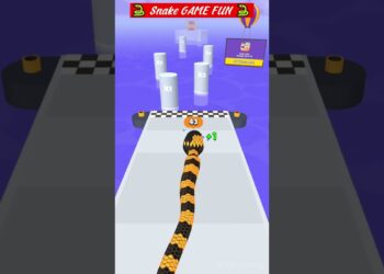 FUN Snake Recreation🆘#shorts #snakerun #snakegame #funnyvideo