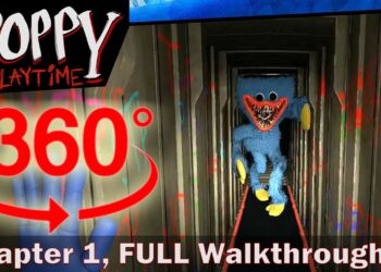 360° VR, Poppy Playtime – Chapter 1, FULL GAME – Walkthrough, Gameplay, No Commentary, 4K