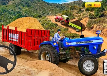 Heavy Tractor Trolley Cargo Simulator 3D – Farming Tractor Driver – Android Gameplay