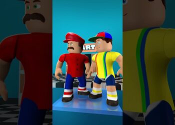 Johnny Performs Squid Video games Glass Bridge In Roblox!