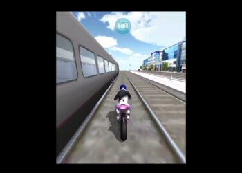 bullet practice crash bike 3d driving class #shorts #video games #3ddrivingclass#3ddrivinggames