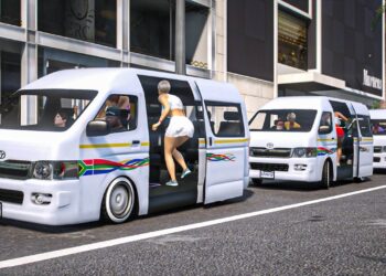 GTA 5 Mzansi version – DJ Mujava Tobetsa Recreation in GTA V (Toyota Quantum Ses'fikile)
