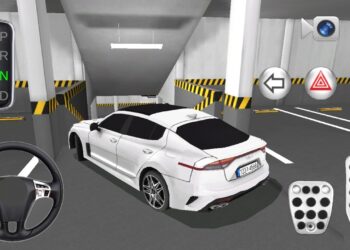 New Sedan Automobile Kia Stinger in Parking Constructing – 3D Driving Class 2024 – greatest Android -gameplay