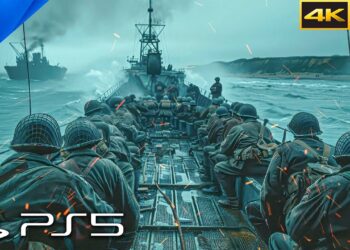 (PS5) D-DAY – Omaha Seashore 1944  | Real looking ULTRA Graphics Gameplay [4K 60FPS HDR] Name of Responsibility