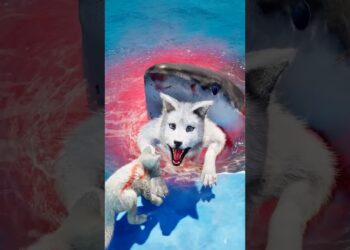 🦈🩸😱Watch out for Sharks!!  #wolfgame #video games #animals