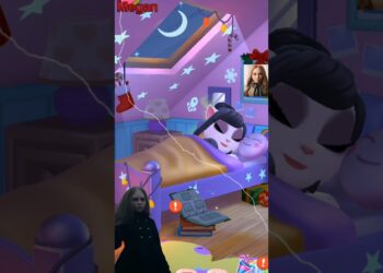 Megan Doll Is Coming My speaking Angela 2 #mytalkingangela2cosplay #shorts #video games