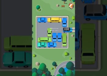 Automobile Parking Jam | recreation 🎮 #youtubeshorts #video games #viral #gaming #parkingjam #cargame #parkingjamgame