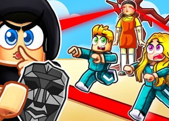 Devenir le MAÎTRE DU JEU dans Roblox Squid Video games !