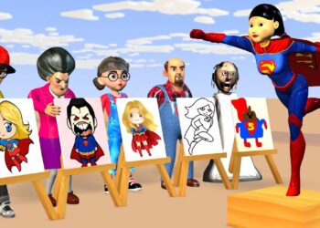 Scary Instructor 3D vs Squid Recreation Assist Nick Draw SuperGirl Squid Recreation Doll 5 Instances Problem