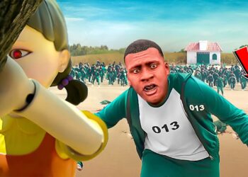 Franklin & Shinchan Enjoying SQUID GAME 2 in GTA 5