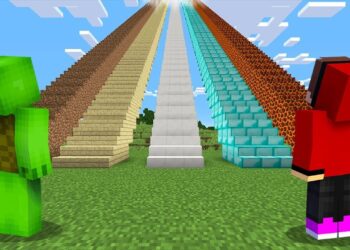 IF YOU CHOOSE THE WRONG STAIR, YOU DIE! – Minecraft