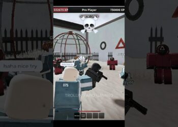 GiHun Acquired the Gun, Even Frontman is Scared ☠️🔥 Squid Sport / Shrimp #shorts #roblox #squidgame